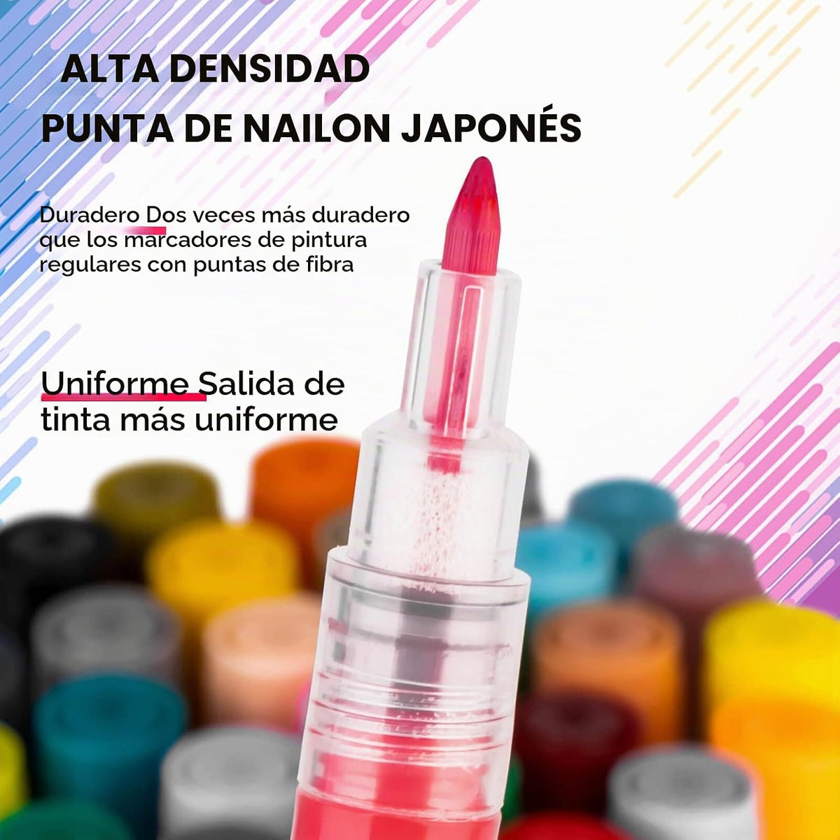 Marcadores de Pintura Acrílica / 36 Colores Punta Extrafina