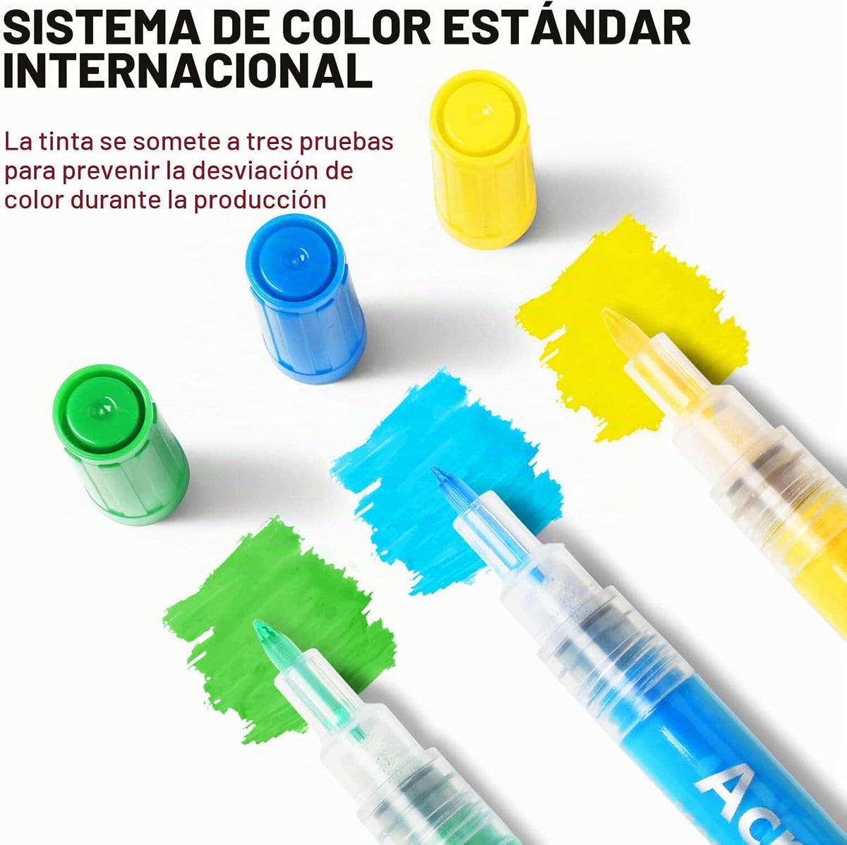Marcadores de Pintura Acrílica / 36 Colores Punta Extrafina