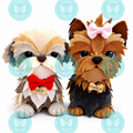 Perrito Shih Tzu  ¡BONUS! Perrito Yorkie