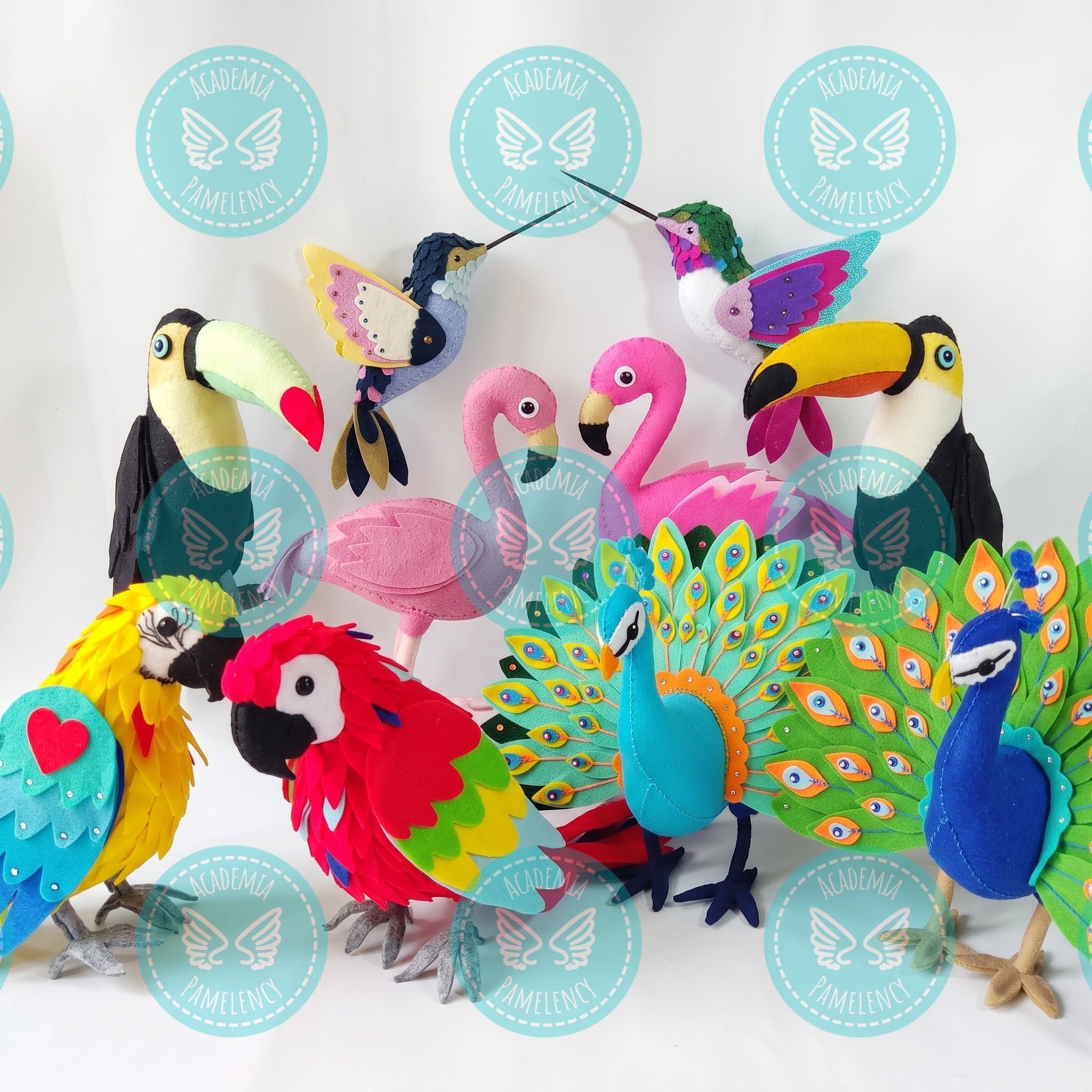 Colección Aves - Set de 5