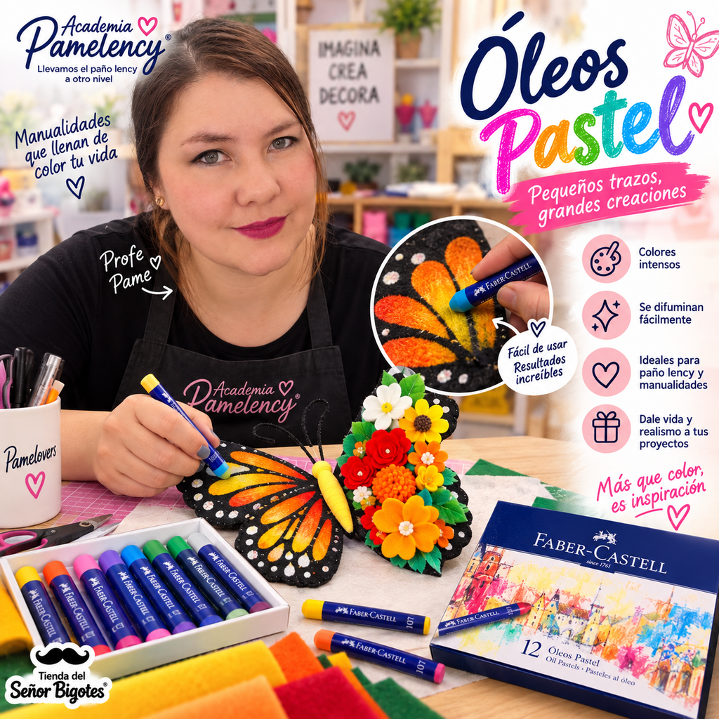 Óleos Pastel Faber-Castell – 24 colores