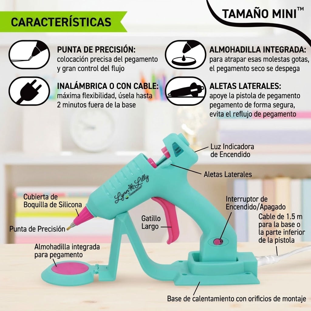 Pistola de Silicona Inalámbrica
